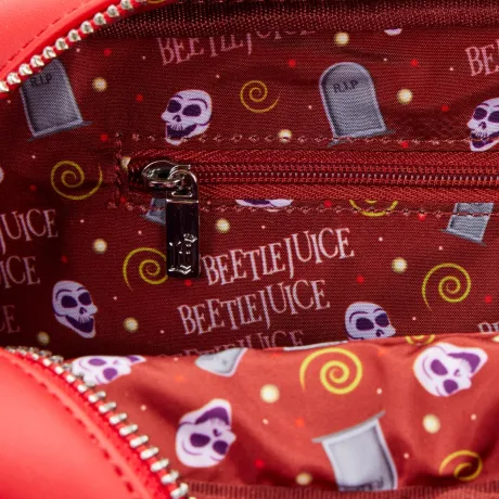 Sac à bandoulière Beetlejuice Graveyard Sign Glow Loungefly