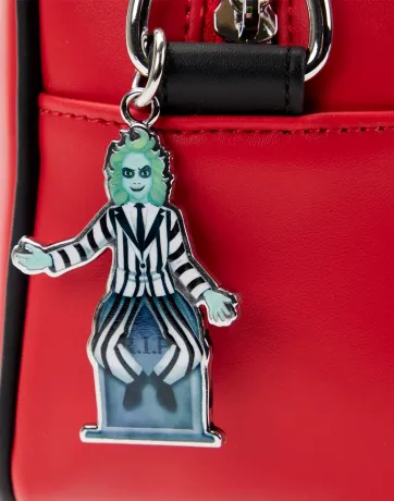 Sac à bandoulière Beetlejuice Graveyard Sign Glow Loungefly