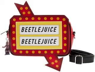 Sac à bandoulière Beetlejuice Graveyard Sign Glow Loungefly