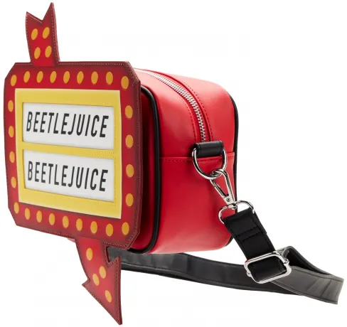 Sac à bandoulière Beetlejuice Graveyard Sign Glow Loungefly