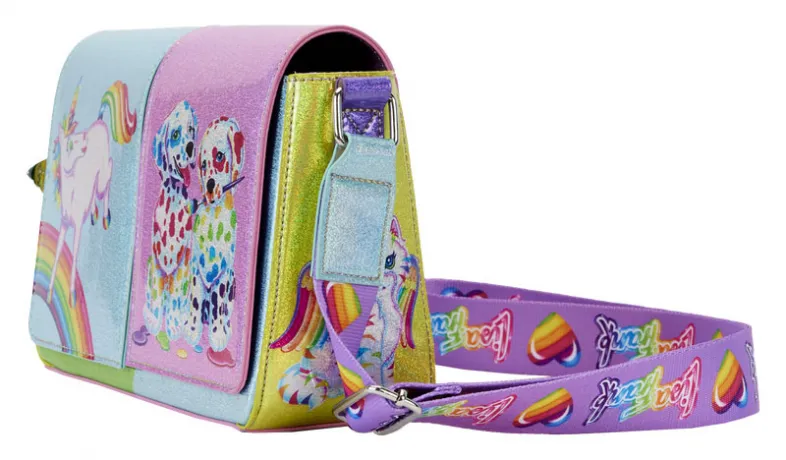 Sac à bandoulière Bloc de Couleurs à Paillettes Holographiques Loungefly