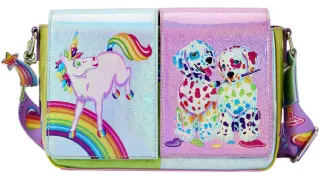 Sac à bandoulière Bloc de Couleurs à Paillettes Holographiques Loungefly