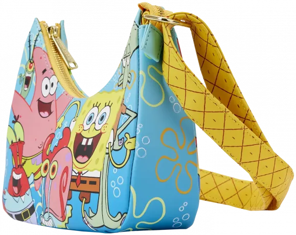 Sac à bandoulière Bob l&#039;éponge et son Groupe d&#039;Amis Loungefly
