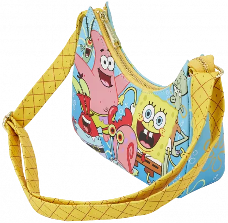 Sac à bandoulière Bob l&#039;éponge et son Groupe d&#039;Amis Loungefly