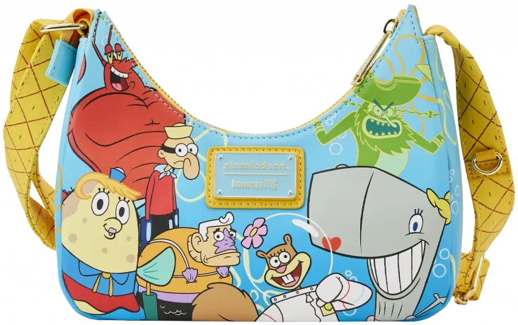Sac à bandoulière Bob l&#039;éponge et son Groupe d&#039;Amis Loungefly