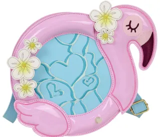 Sac à bandoulière Bouet Flamant Rose Figural Loungefly