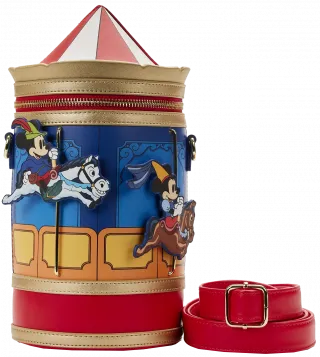 Sac à bandoulière Brave Little Tailor Mickey et Minnie Carrousel Loungefly
