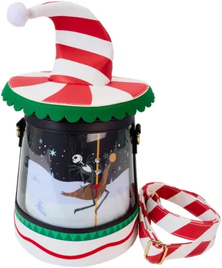 Sac à bandoulière Candy Cane Carousel Figural Loungefly
