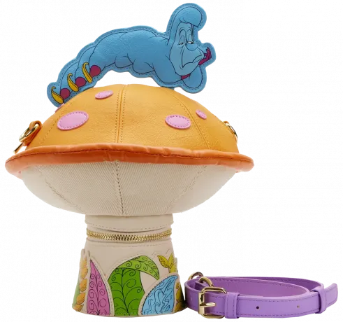 Sac à bandoulière Champignon et Chenille Loungefly