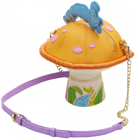 Sac à bandoulière Champignon et Chenille Loungefly