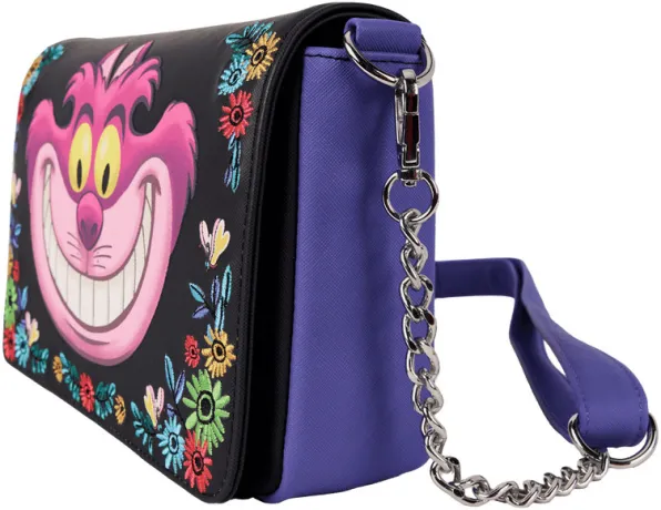 Sac à bandoulière Chat du Cheshire Fôret Tulgey Loungefly