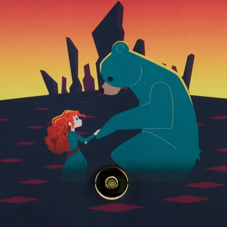 Sac à bandoulière Château de la Princesse Mérida Loungefly