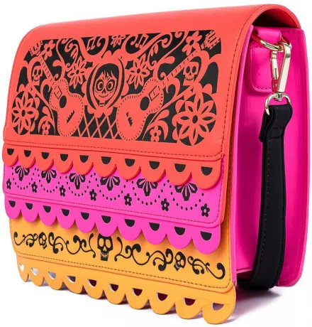 Sac à bandoulière Coco Drapeaux de Fête Découpés Loungefly