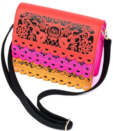 Sac à bandoulière Coco Drapeaux de Fête Découpés Loungefly