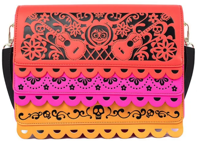 Sac à bandoulière Coco Drapeaux de Fête Découpés Loungefly