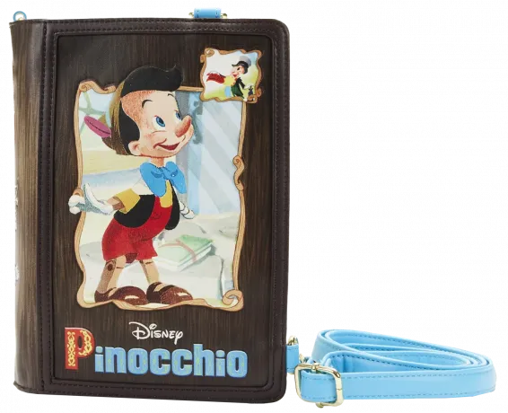 Sac à bandoulière convertible Livre Classique Pinocchio Loungefly