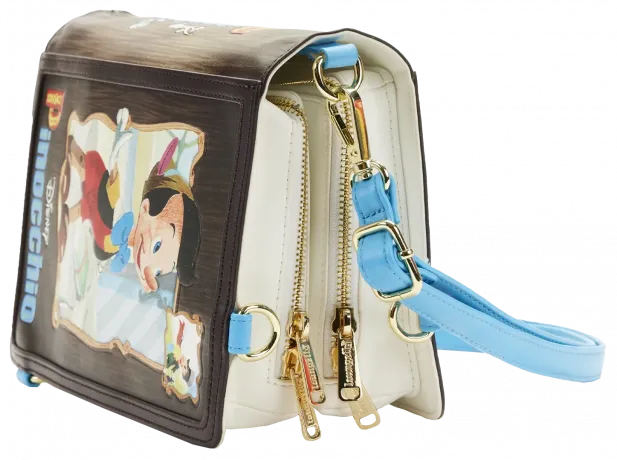 Sac à bandoulière convertible Livre Classique Pinocchio Loungefly