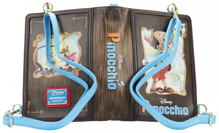 Sac à bandoulière convertible Livre Classique Pinocchio Loungefly