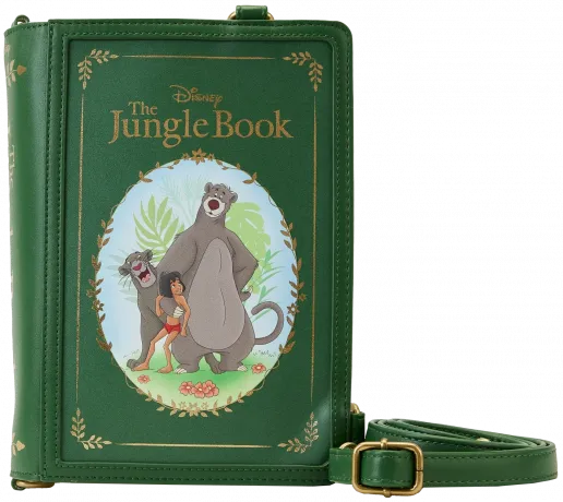 Sac à bandoulière convertible Livre Classique Le Livre de la Jungle Loungefly