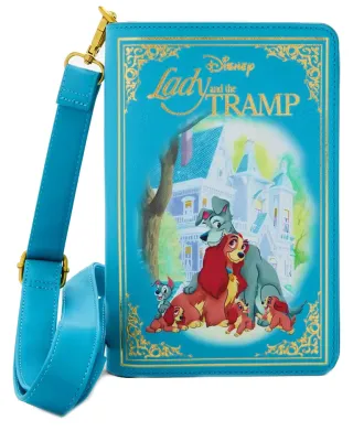 Sac à bandoulière convertible Livre Classique La Belle et le Clochard Loungefly