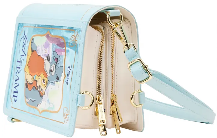 Sac à bandoulière convertible Livre Classique La Belle et le Clochard Loungefly