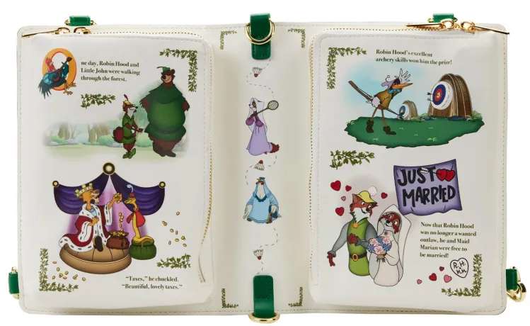 Sac à bandoulière convertible Livre Classique Robin des Bois Loungefly