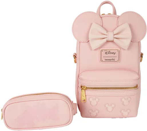 Sac à bandoulière Convertible Minnie Mouse Rose Loungefly