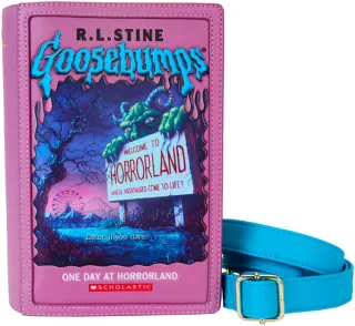 Sac à bandoulière Couverture du livre Un jour au pays de l&#039;horreur Loungefly