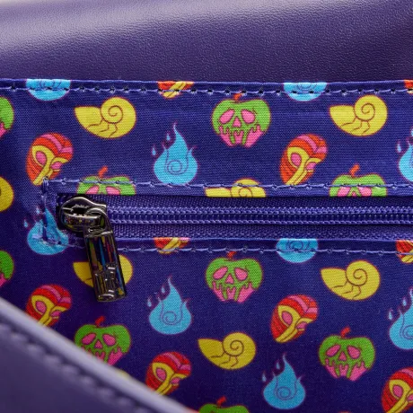 Sac à bandoulière Disney Villains dans le noir Loungefly