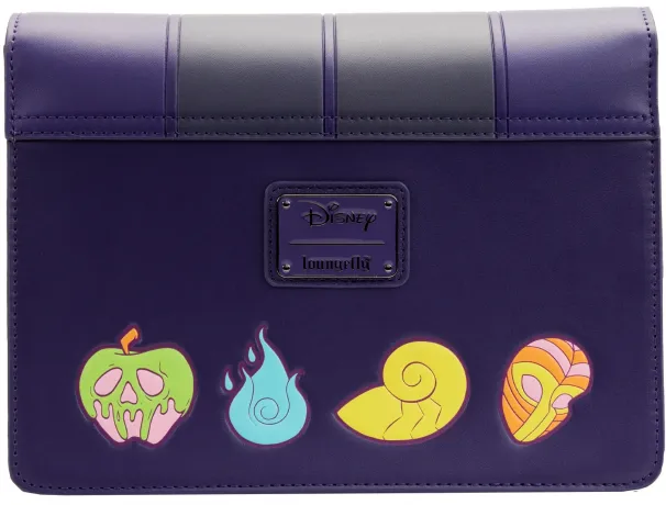 Sac à bandoulière Disney Villains dans le noir Loungefly