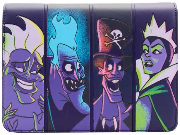 Sac à bandoulière Disney Villains dans le noir Loungefly