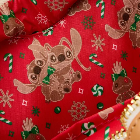 Sac à bandoulière en Cœur Angel &amp; Stitch pain d&#039;épices Parfumée Loungefly