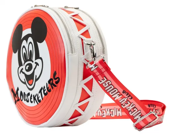 Sac à bandoulière et Serre-tête Disney 100 Mickey Mouseketeers Tambour Loungefly