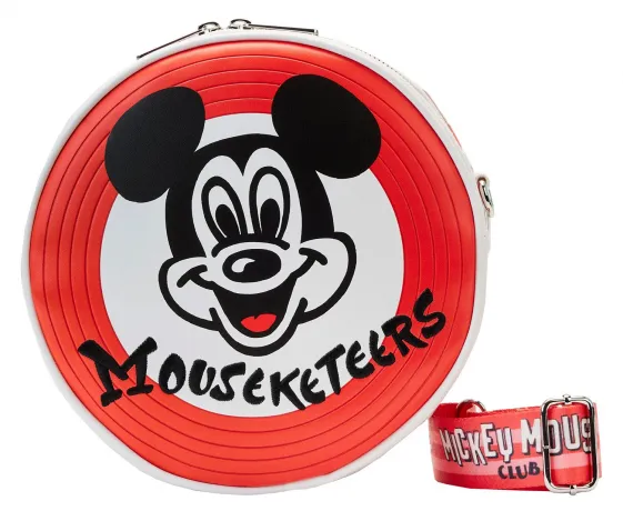 Sac à bandoulière et Serre-tête Disney 100 Mickey Mouseketeers Tambour Loungefly