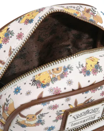 Sacoche Evoli et Pikachu Floral Loungefly