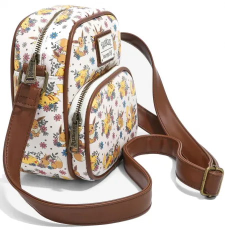 Sacoche Evoli et Pikachu Floral Loungefly
