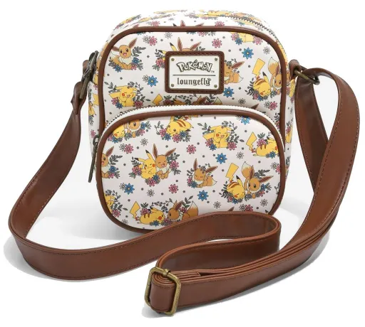 Sacoche Evoli et Pikachu Floral Loungefly