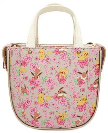 Sac à bandoulière Evoli et Pikachu Impression intégrale florale Loungefly