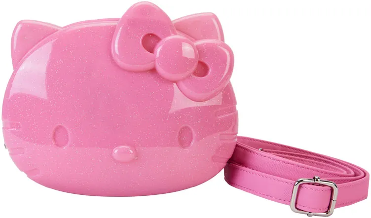 Sac à bandoulière Figural Hello Kitty 50ème Anniversaire Pailleté Loungefly