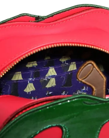 Sac à bandoulière Figural Pomme Empoisonnée de la Méchante Reine Loungefly