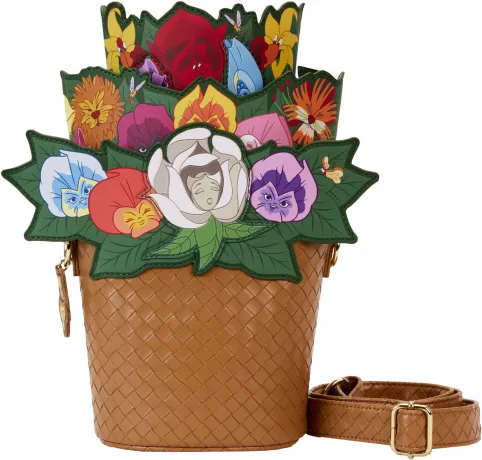 Sac à bandoulière fleurs Chantantes dans le Panier Loungefly