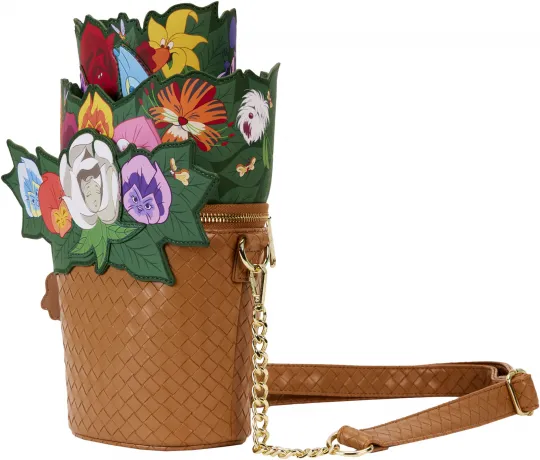 Sac à bandoulière fleurs Chantantes dans le Panier Loungefly
