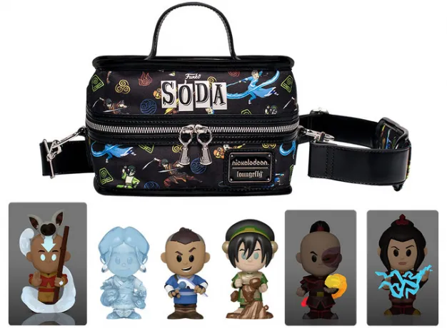 Sac à bandoulière Glacière avec Pack de 6 Funko Soda Loungefly