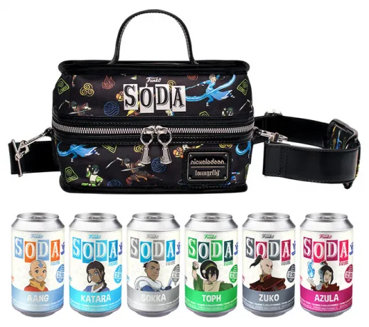 Sac à bandoulière Glacière avec Pack de 6 Funko Soda Loungefly