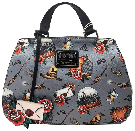 Sac à bandoulière Tatouages Reliques Impression Intégrale Loungefly