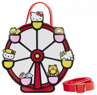 Sac à bandoulière Hello Kitty et ses amis au Carnaval Loungefly