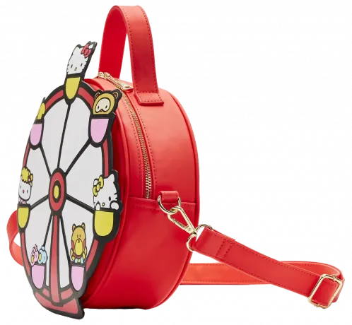 Sac à bandoulière Hello Kitty et ses amis au Carnaval Loungefly