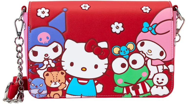 Sac à bandoulière Hello Kitty &amp; ses Amis Color Block Loungefly