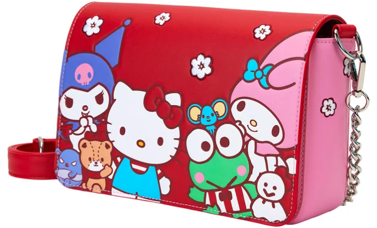 Sac à bandoulière Hello Kitty &amp; ses Amis Color Block Loungefly