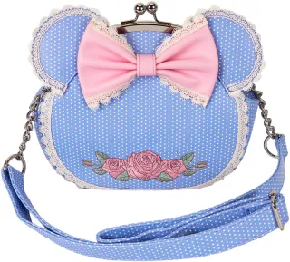 Sac à bandoulière Kisslock Floral et en dentelle Loungefly